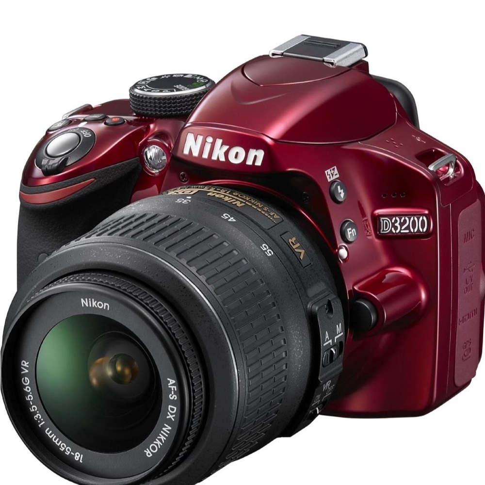 Nikon Red Digital Camera with Professional Features - Picture 1 of 2